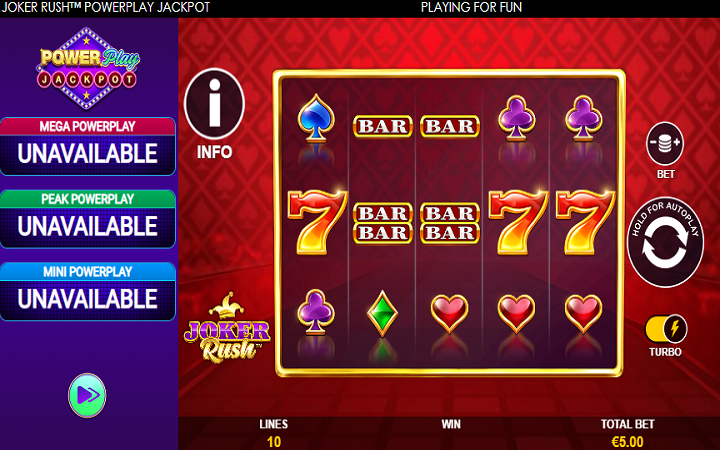 Slot Joker Rush Powerplay Jackpot